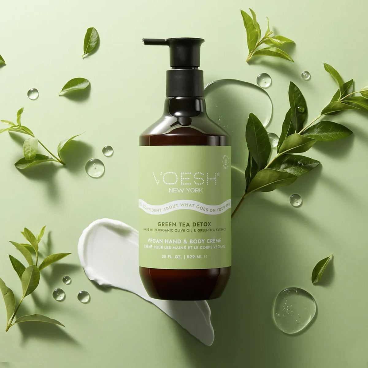 Vegan Body & Hand Creme - Green Tea Lotion 28 oz
